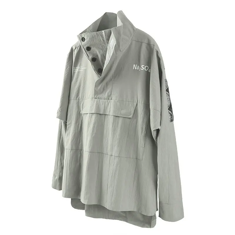 VIISHOW мужские куртки брендовые уличные Chaqueta Hombre 2019 ветровки с принтом Veste Homme
