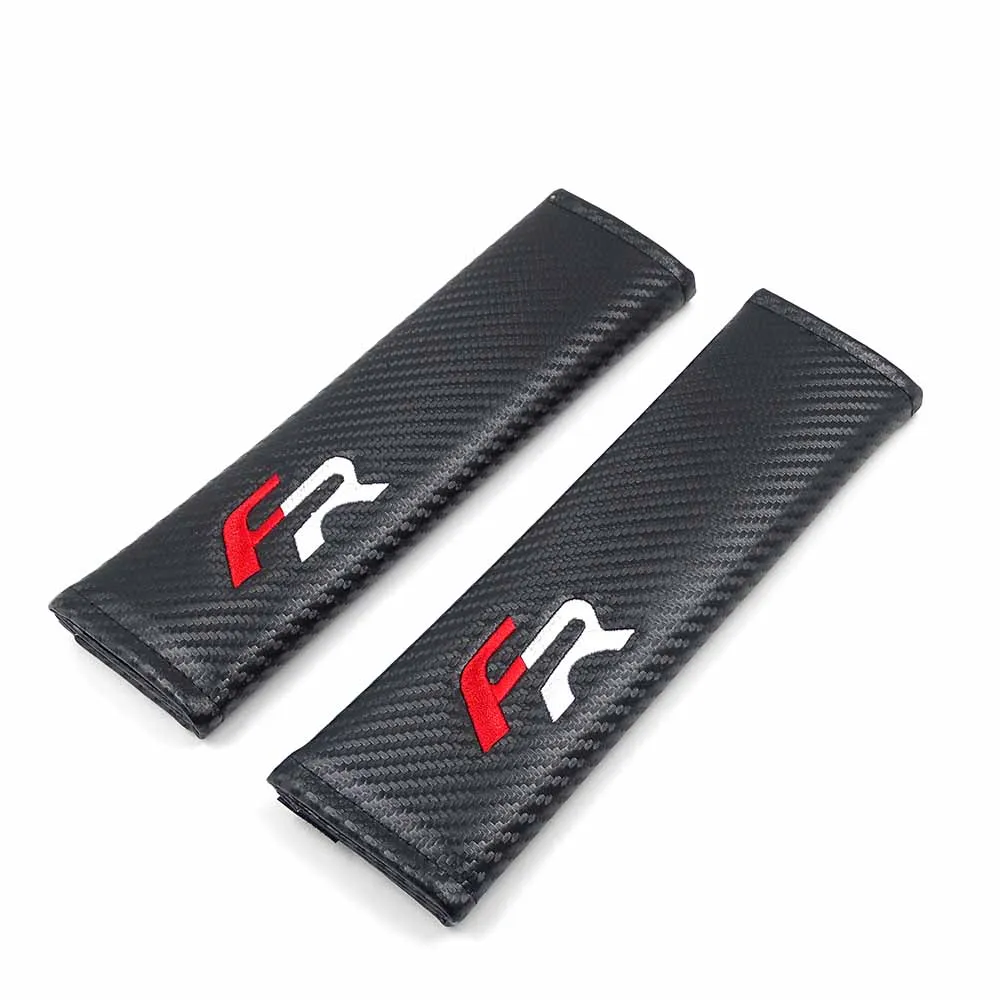 Автомобильный Стайлинг из углеродного волокна тканевый чехол для ремня