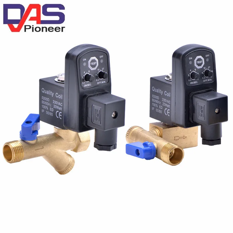 Filter Eectromechanical Magnetic  Drainer  Valve 220v