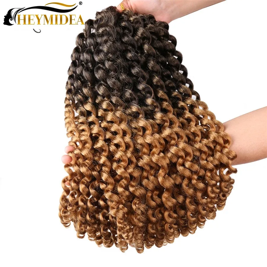 

14inch Jumpy Wand Curl Crochet Hair Jamaican Bounce African Braids Synthetic Braiding Hair Extensions Hair