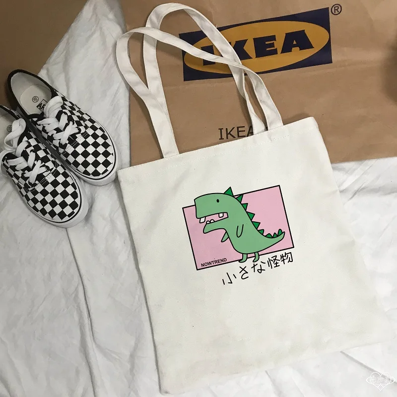 

Сумка на плечо женская в Корейском стиле, милая мультяшная Сумочка с надписью в стиле Харадзюку, Модный повседневный саквояж на плечо с япон...