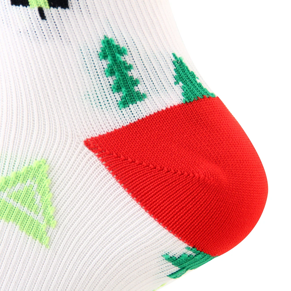 Рождественские гольфы компрессионные чулки высокого качества спортивные носки