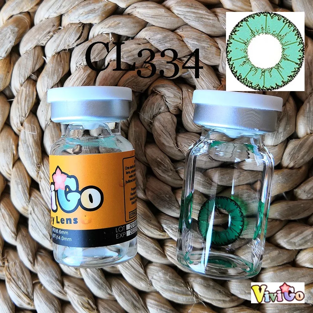 Горячая Распродажа красивые зеленые цветные контактные линзы свежий взгляд