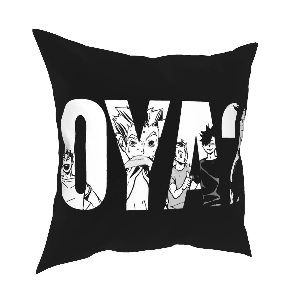 

Oya Haikyuu Pillow Case Home Decorative Kuroo Anime Bokuto Oya Manga Cushion Cover Throw Pillow for Living Room Polyester