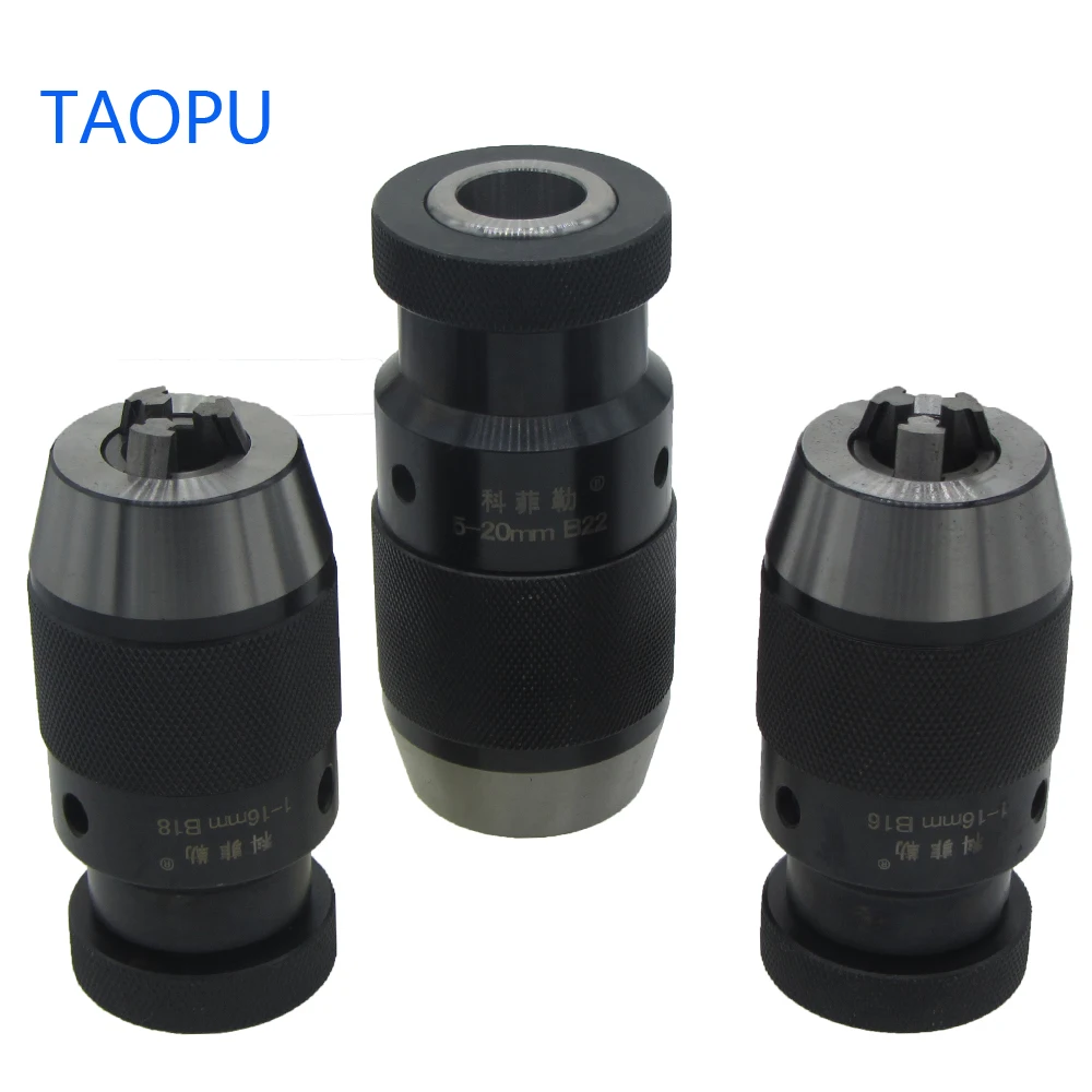 

B10 B12 B16 B18 B22 JT6 Chuck Collet Chuck Self Tighten Keyless Drill Chuck for Drilling Machine Taper Drill Chuck For Power