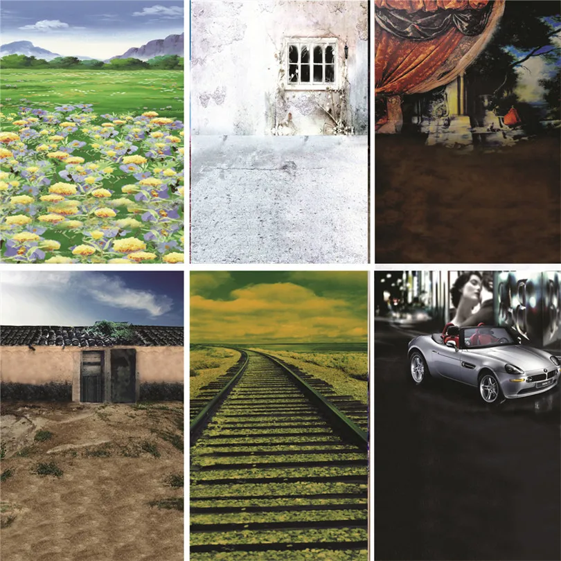 Фон для фотостудии Nitree картина маслом стильный цветок Железнодорожный