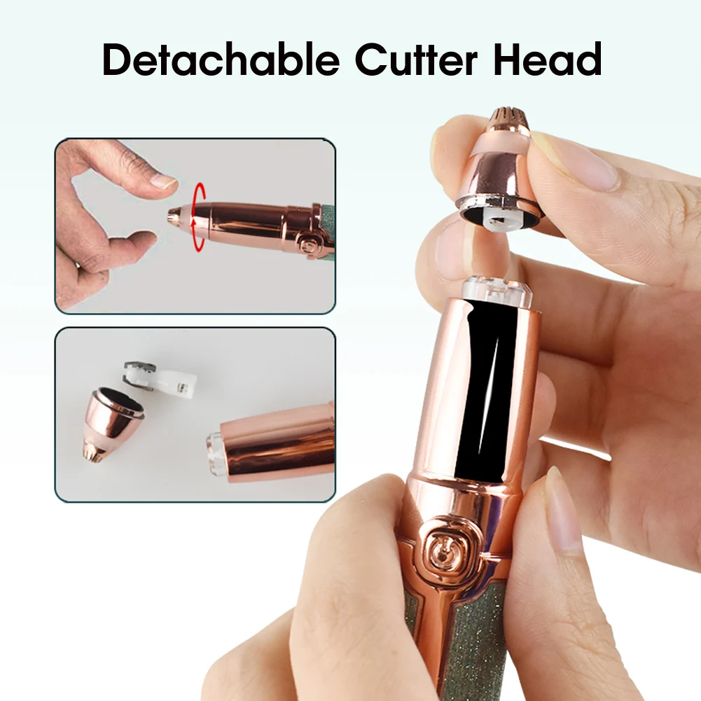 

Eyebrow Trimmer for Women, Eyebrow Hair Remover, Eyebrow Trimmer Epilator Painless Hair Removal Razor, USB Rechargeable
