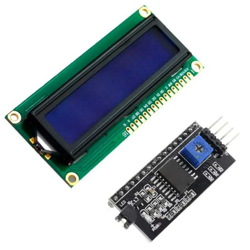 Экран ЖК дисплей модуль 16x2 HD44780 1602 + IIC/igc PCF8574T для Arduino 5V lcd 2004 высокое