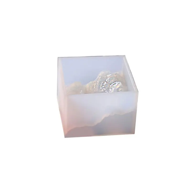 Двухсторонняя симметрия DIY кристаллическая эпоксидная форма разбитая имитация