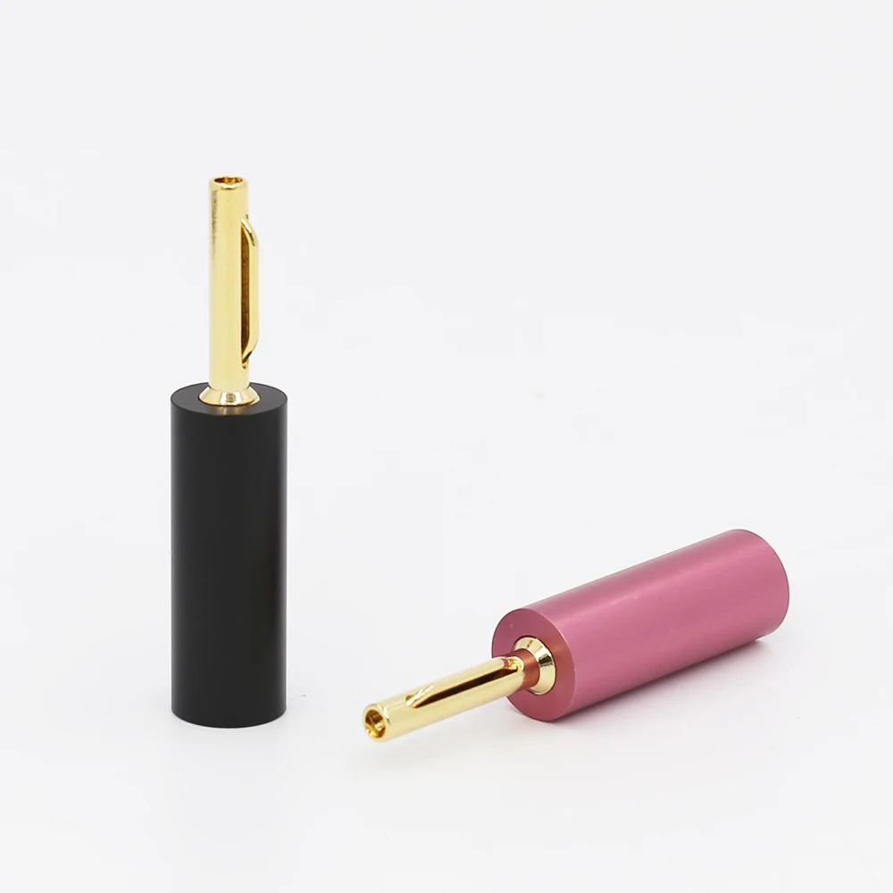 

8Pcs Gold Plated Banana Plugs Audio Speaker Male Connector