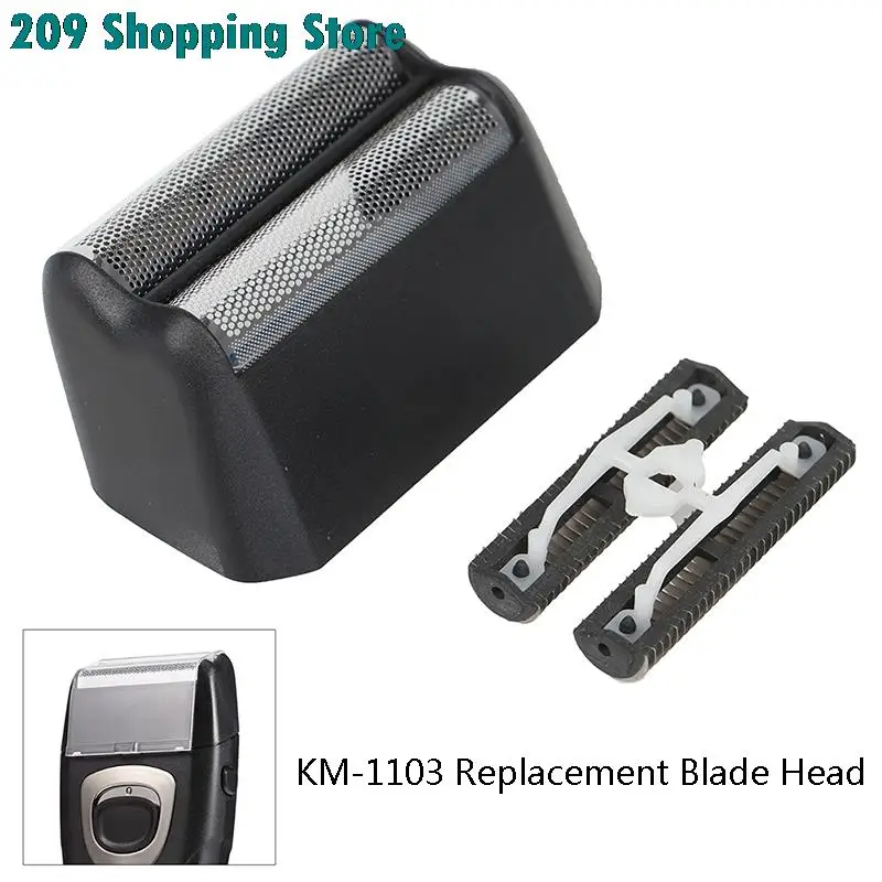 

1Set Kemei Razor Replacement Blade Head For KM-1103 Mesh Blade Net Original Beard Shaving Parts Fits Wahl Finale Shaver