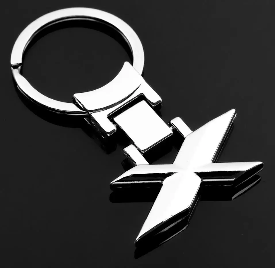 4 шт. автомобильный брелок для ключей с цифровой логотип металл брелки Для