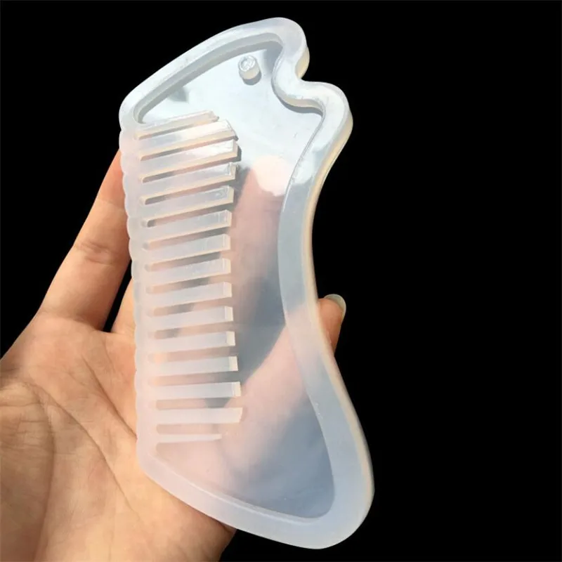 Расческа прозрачная эпоксидная смола для рукоделия 2 формы | Дом и сад