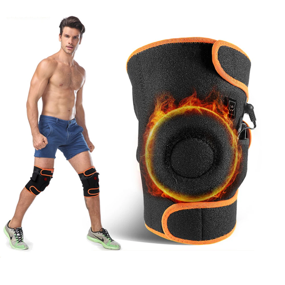 Теплые наколенники с подогревом и перезаряжаемой батареей для мужчин женщин