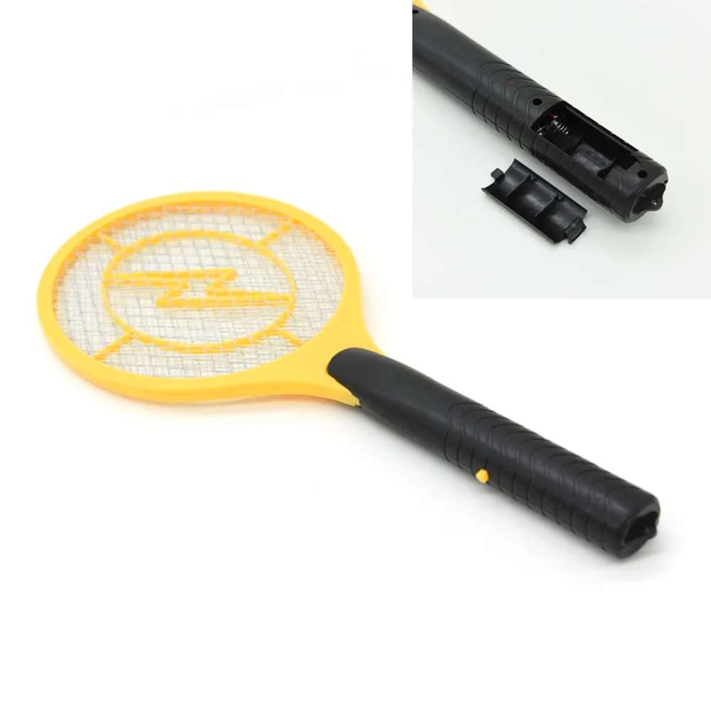 

Battery-operated Fly Swatter Electronic Swatter Mosquito with Long Handle (Random Color)