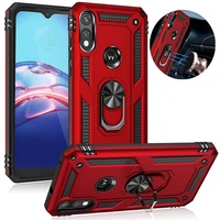 For Motorola Moto Case Shockproof Armor Stand Holder Car Ring Phone Case for Moto 2020 E 2020  Back Cover