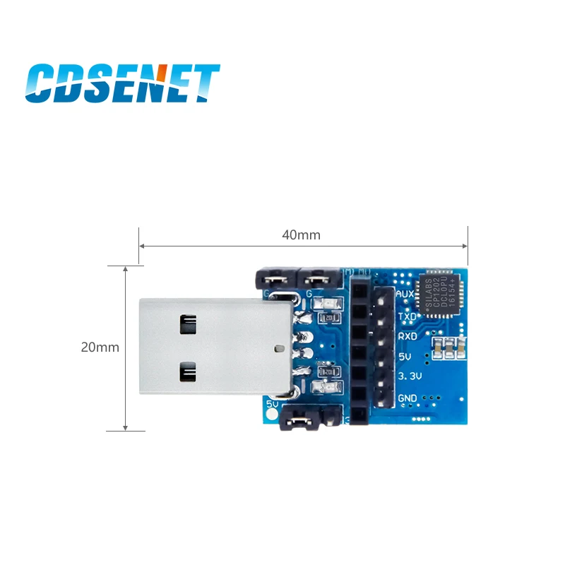 5 шт./лот USB UART CP2102 E15-USB-T2 CDSENET в TTL 3 В беспроводная тестовая плата адаптер для