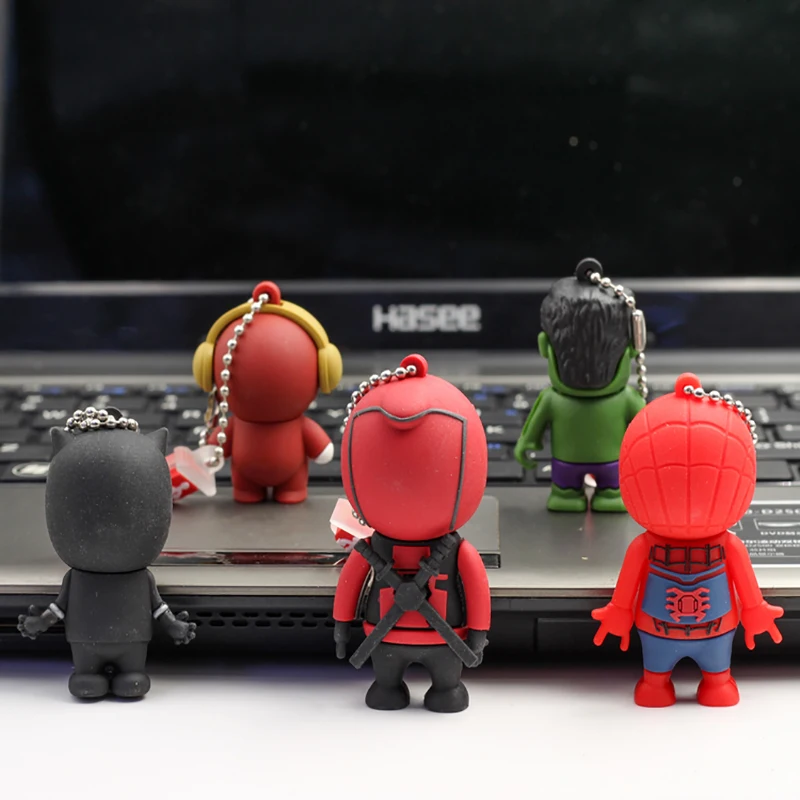 Usb флеш накопитель мультяшный 128 Гб 64 ГБ 32 16 супер герой Флешка 8 4 новая usb флешка 2 0