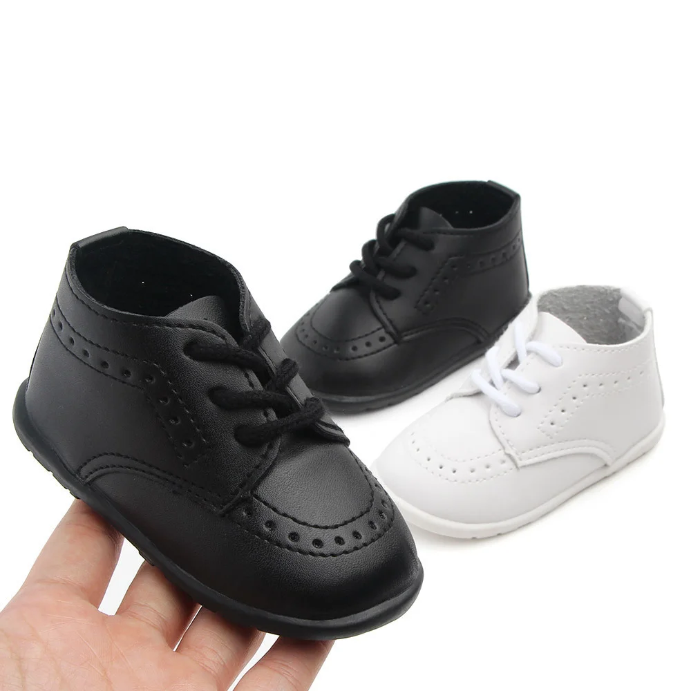 Nuove Scarpe Da Bambino Scarpe Da Ragazza Da Ragazzo In Pelle Retrò Suola In Gomma Per Bambini Antiscivolo Primi Camminatori Mocassini Per Neonati Sca