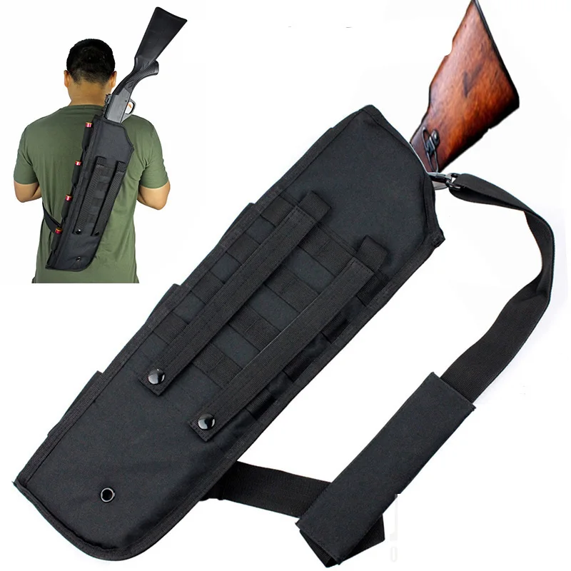 

Military Rifle Gun Bag Molle Shotgun Scabbard Pack Camping Outdoor Knife Gun Bag with Shoulder Strap Hunting Accessories