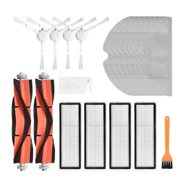 New Main Brush Hepa Filter Side Brushes Mop Cloth for Xiaomi Mijia Vacuum 1C 2C 1T F9 Vacuum Cleaner STYTJ01ZHM and STYTJ02ZHM