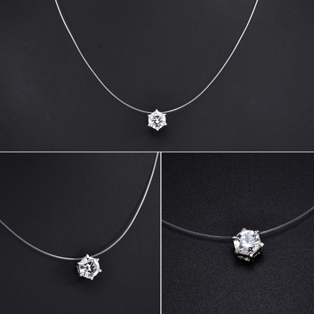 Летнее модное женское ожерелье с подвеской из кристаллов и горного хрусталя