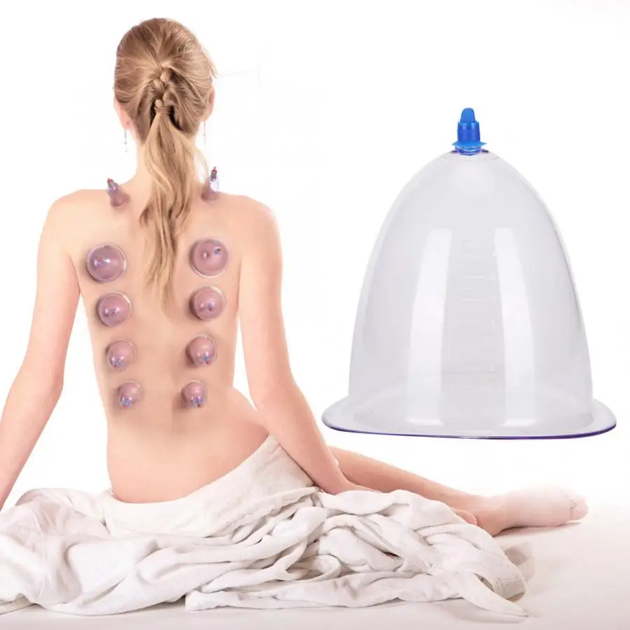 Вакуумная чашка для терапии пластиковый набор большого размера лечения