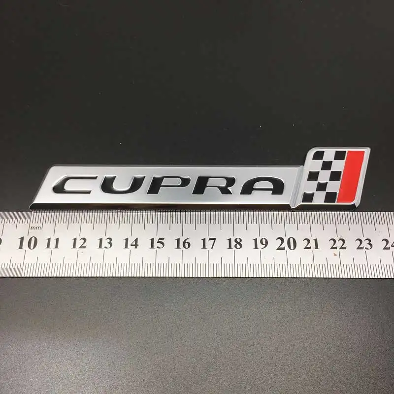 3D Металлическая Автомобильная наклейка CUPRA Гоночный флаг хвост эмблема значок на