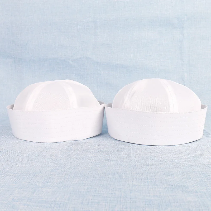 Модное нарядное платье карнавальный костюм белая шляпа моряка Кепка с якорем