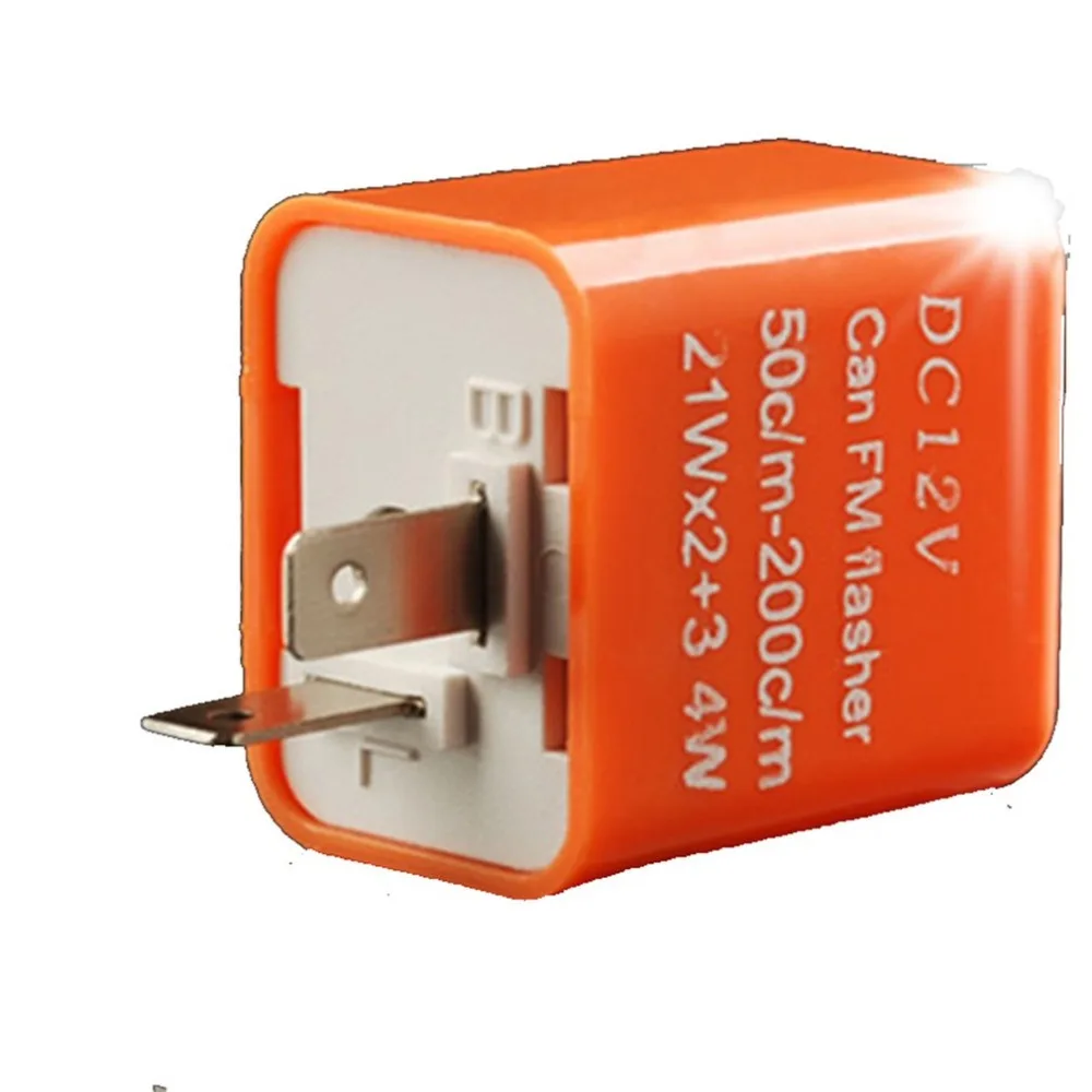 12В 2-контактный мотоциклетный мигалка регулируемый светодиодный реле указатель