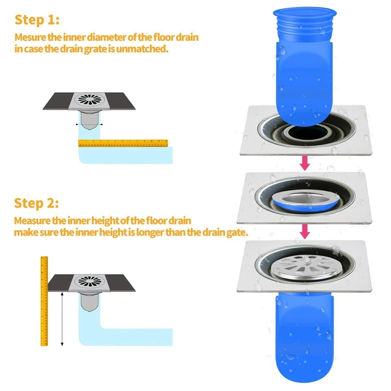 4 упаковки односторонний клапан для труб в туалете