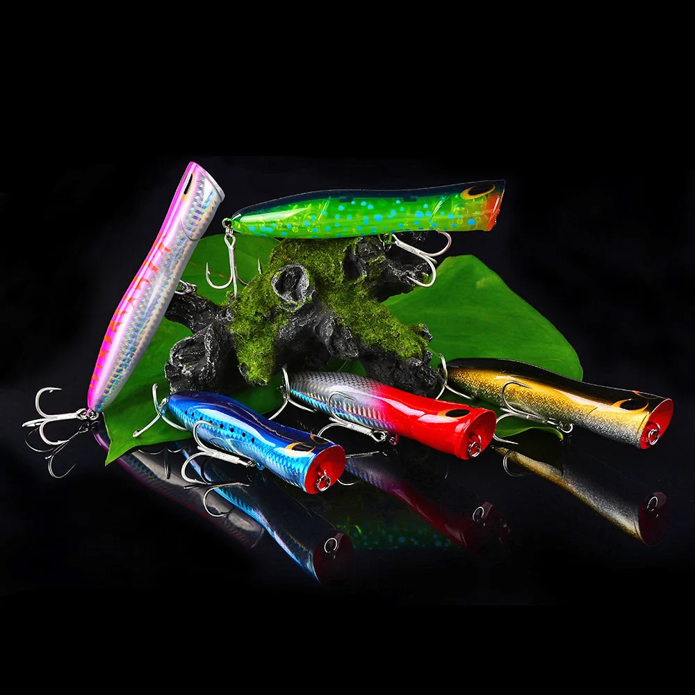 Top water Popper приманки для тунца 13 5 см рыболовные искусственная жесткая приманка