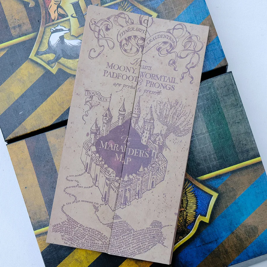Реквизит для косплея по мотивам фильма Marauder carte Mini Marauder's Map 76x22 см | Украшения и