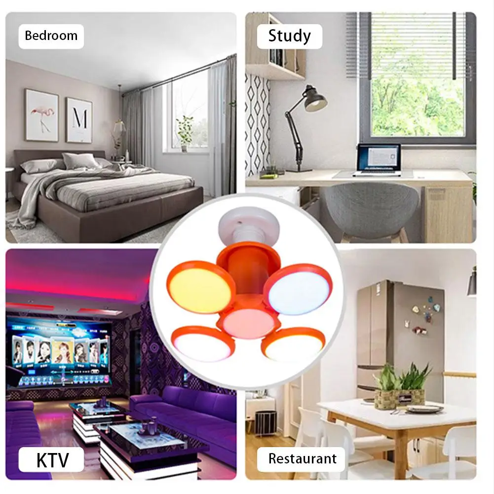 Лампа светодиодная Складная для гаража 40 Вт|Светодиодные лампы и трубки| |