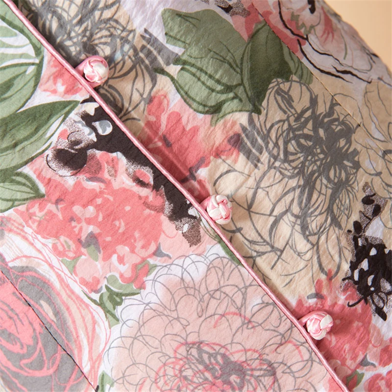 

Cheongsam summer blouse Ms. Chinese blouse women Tang suit national style temperament improved fashion dress