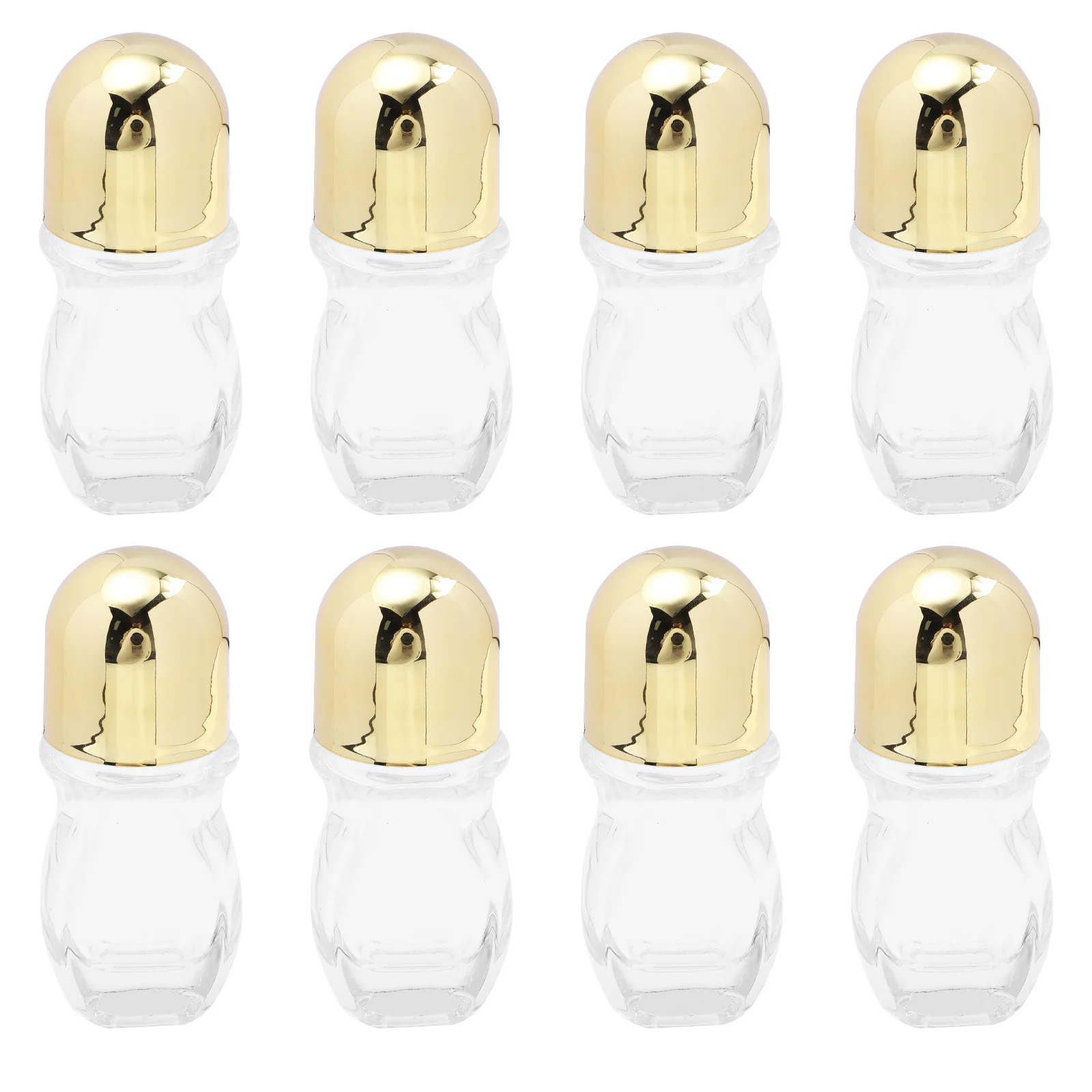 

8Pcs Empty Roller Bottle Creative Massager Bottle Practical Perfume Bottle