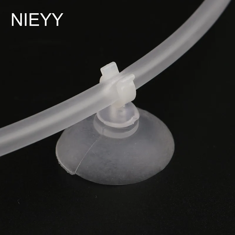 15 шт. высококлассная прозрачная стеклянная присоска для аквариума шланг