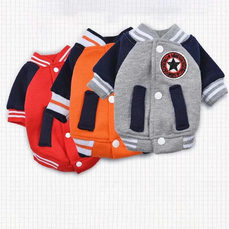 Теплая одежда для домашних животных бульдог весна осень питомцев пальто