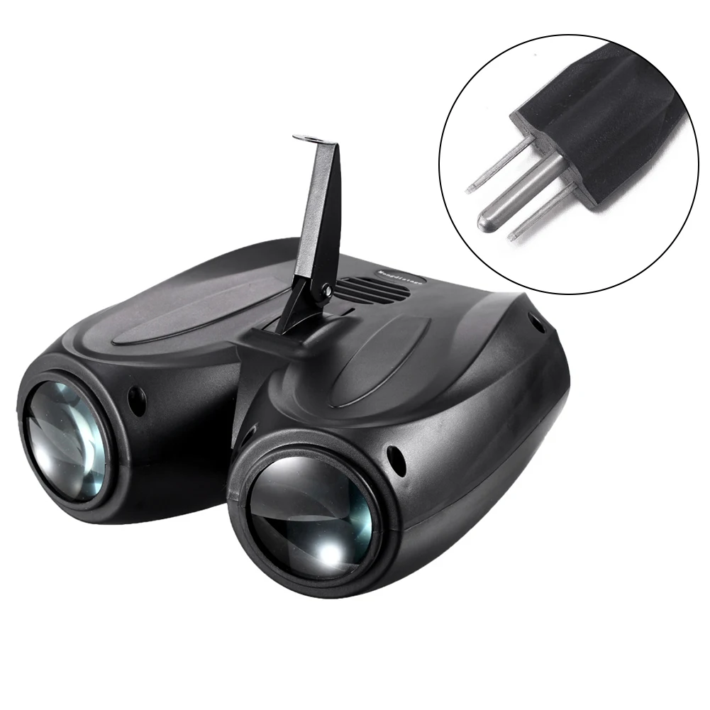 

128LED Effect Lamp Evening Dynamic Practical Projector Light Durable Vibrating Image Easy Use Festival Party Airship Double End