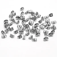 50pcslot stainless steel earrings back butterfly earring stopper stud earring back diy jewelry accessories supplies