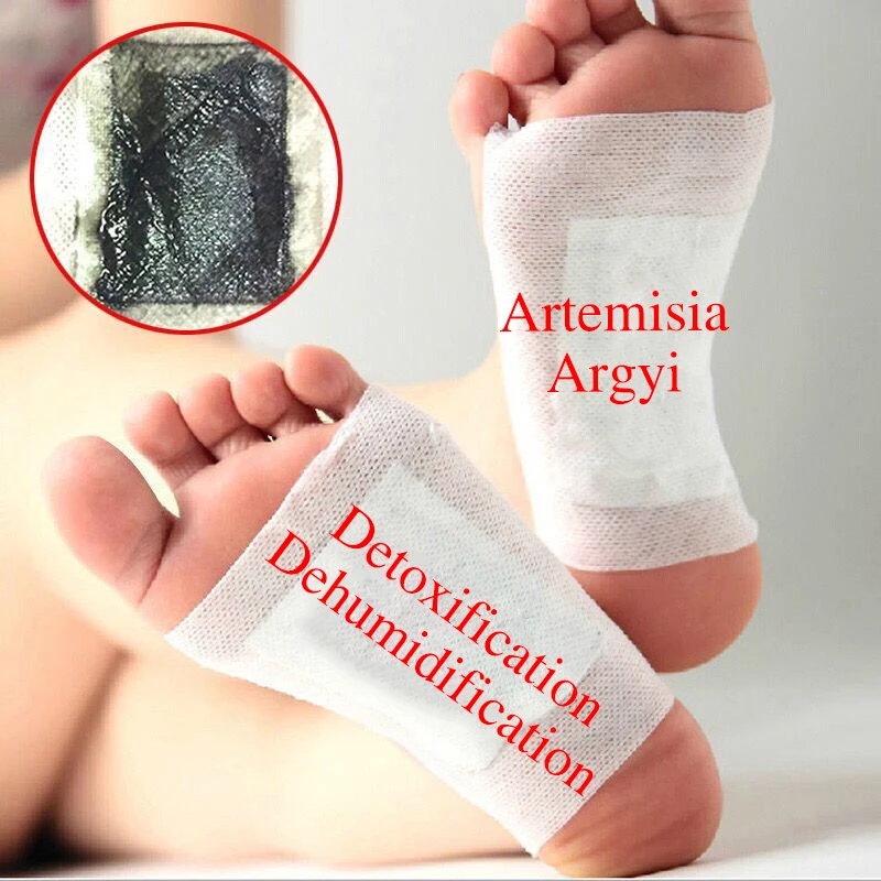 Новые детоксикационные патчи Artemisia Argyi для ног прокладки токсинов похудения