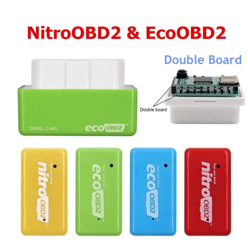 

Nitro OBD2 ECOOBD2 15% Fuel Save More Power ECU Chip Tuning Box Plug&Driver NitroOBD2 Eco OBD2 For Diesel Benzine Gasoline Car
