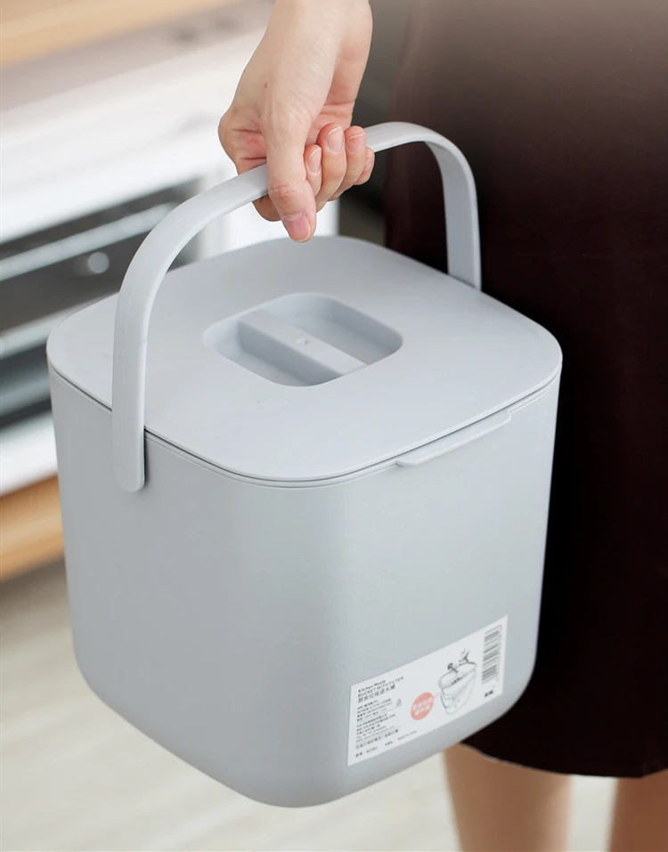 2 Layer Kitchen Plastic Trash Bin Compost Waist Garbage Can Rubbish Accessories Fruit Vegetable Food Washing Drainer | Дом и сад