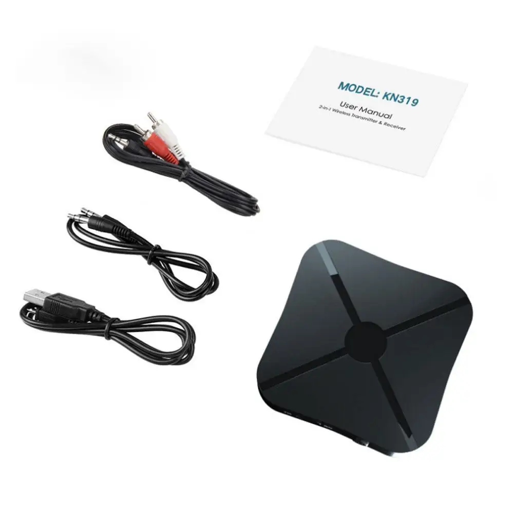 

1 шт. KN319 Bluetooth аудио приемник передатчик 2 в 1 стерео музыка беспроводной адаптер аксессуары для автомобиля