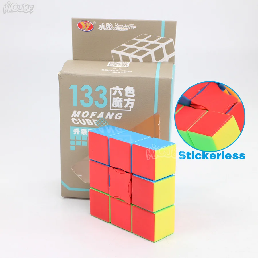 Yongjun 331 магический куб 1x3x3 133 без наклеек головоломка твист 3x3x1 обучающие игрушки