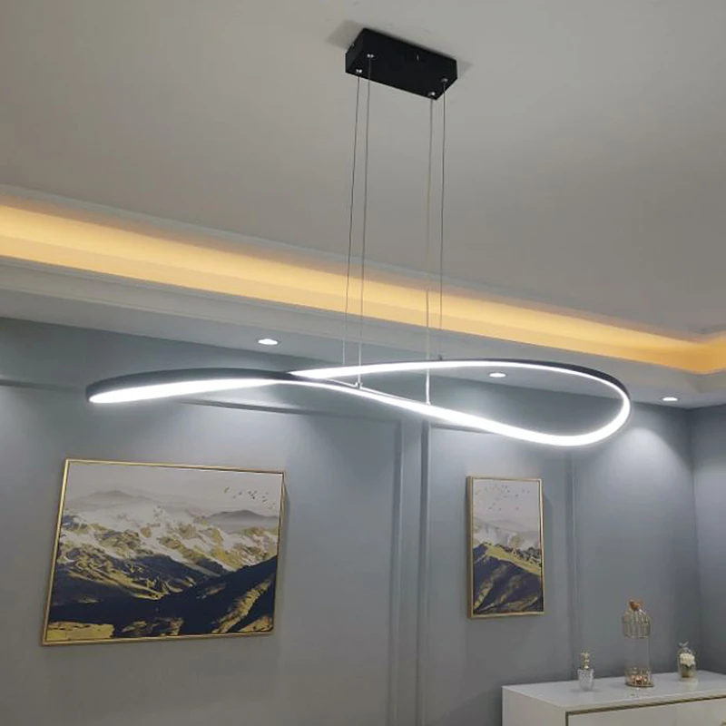 Современные креативные светодиодные подвесные светильники алюминиевый