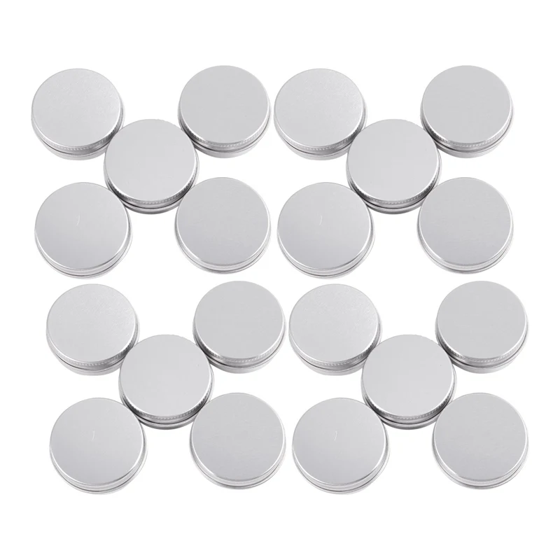 

10 x Vacuum cosmetic container Container Jar of aluminum lip cream 150 ml screw cap