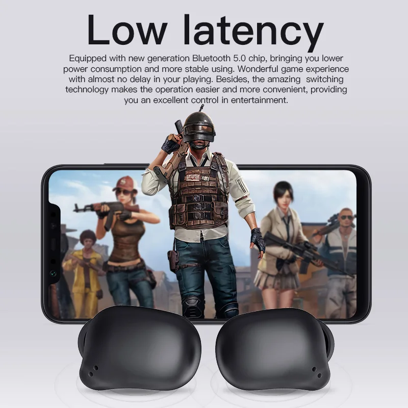 Bluedio wireless bluetooth earphone for phone T-elf 2 TWS stereo sport earbuds headset with charging box built-in microphone