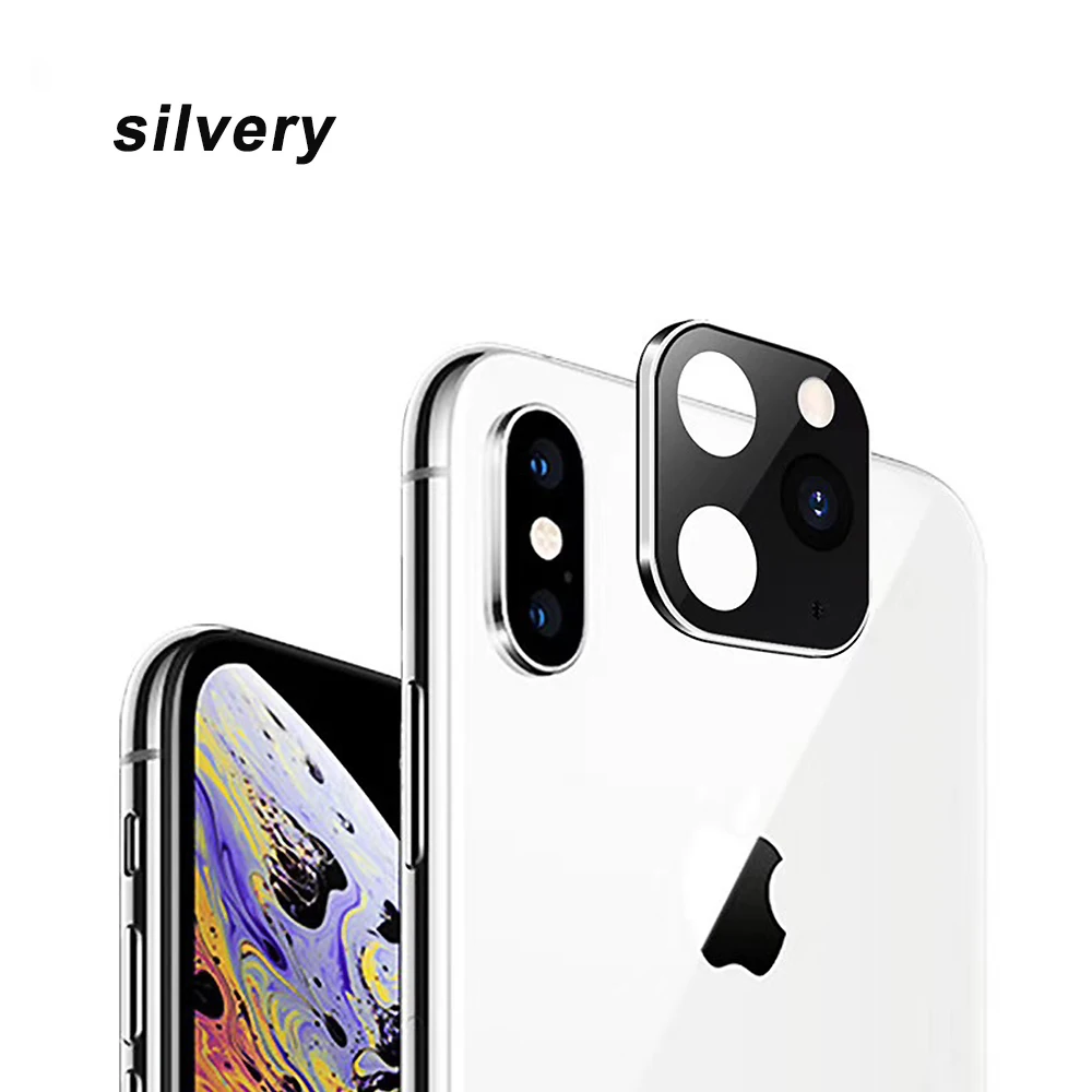 Алюминиевая защитная крышка для объектива iPhone X MAX с функцией замены секунд на