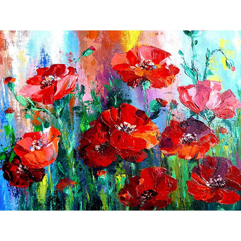 

5D Diy Diamond Painting Home Room Flower Birds Cross Stitch Full Drill Scenery Embroidery Cute Handmade Wall Decor Gift